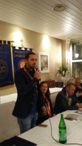 Celebrazione della Costituzione dell'Interact Club di Canosa